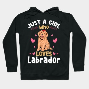 Just a Girl who loves Labrador Hoodie